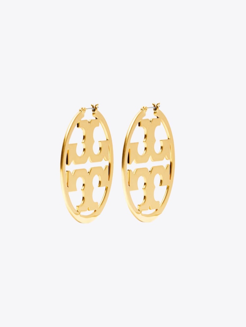 NWOT Tory Burch Icon Hoop Earrings